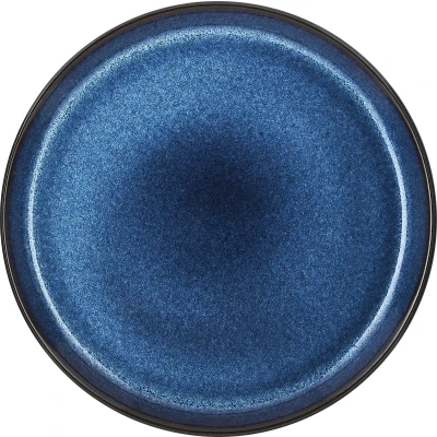 Afbeelding van Bitz Ontbijtbord Gastro Zwart/donkerblauw ø 21 cm