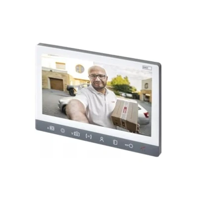 Afbeelding van EMOS Extra monitor voor video deurintercom/videodeurbel H3015, scherm met 7 inch lcd kleurendisplay, snapshot, opname, intercom, zilver