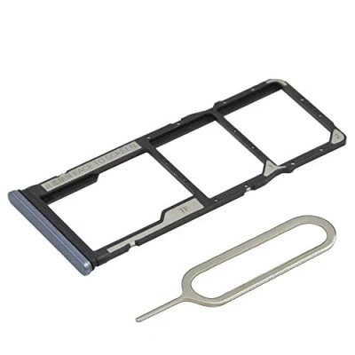 Afbeelding van MMOBIEL Sim Tray Kaart Houder Nano Slot voor Xiaomi Redmi Note 9S (Zwart)