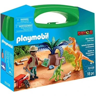 Afbeelding van PLAYMOBIL Koffertje Dino&#039;s 70108