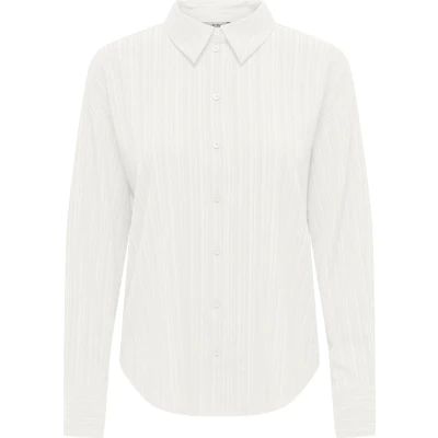 Afbeelding van Jacqueline de Yong Blouse Jdygigi L/s Shirt Wvn 15341230 Cloud Dancer Dames Maat S