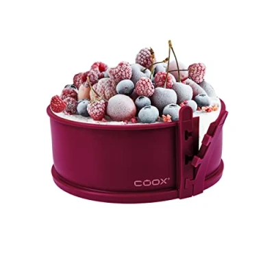 Afbeelding van Coox Springvorm met porseleinen serveerbord ovenschaal bakvorm 18 x 7 cm