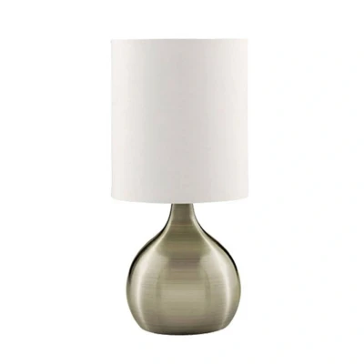 Afbeelding van Searchlight Tafellamp touch 3923, antiek messing