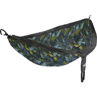 Afbeelding van Hangmat Eno DoubleNest Print Tribal Charcoal