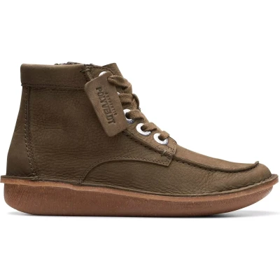 Afbeelding van Clarks Funny Cedar dames laars groen maat 41 (EU) 7 (UK)