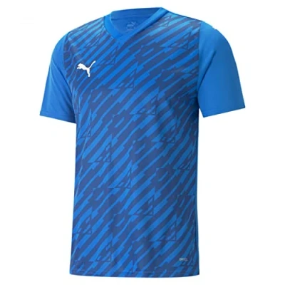 Afbeelding van Puma Team Ultimate Shirt Korte Mouw Kinderen Electric Blue Lemonade Maat: 128