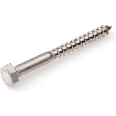 Afbeelding van Hoenderdaal Houtdraadbout rvs/A2 6x80mm (doos a 100 stuks) Din571