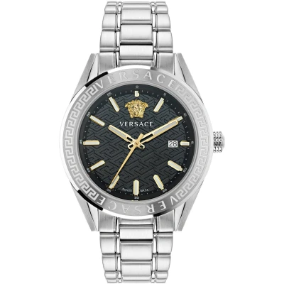 Afbeelding van Versace V Code VE6A00323 Horloge Staal Zilverkleurig Ø 42 mm