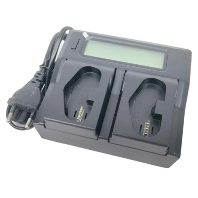 Afbeelding van Quick LCD display batterijlader compatibel met Canon LP E4 E4N E19 as LC EOS 1D C Mark III 1DS IV Mark4 Camera