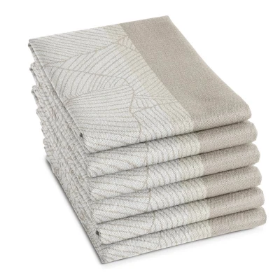 Afbeelding van Theedoek DDDDD Barrier Off White (set van 6)
