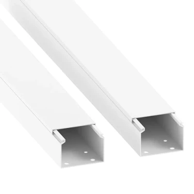 Afbeelding van Cable Coach Habengut, kabelgoot (met montagegaten in de bodem), 40 x 60 mm, van pvc, lengte 2 m (2 1 m), wit