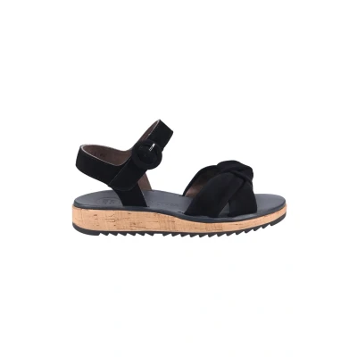 Afbeelding van Paul Green Sandalen met sleehak, Dames, Maat: 38.5, Schwarz Leer