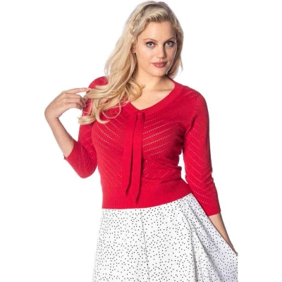 Afbeelding van Dancing Days CHARLIE CHEVRON Top XL Rood