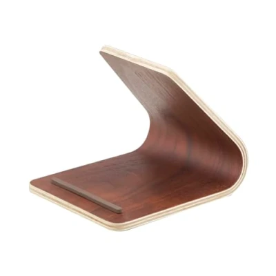 Afbeelding van Yamazaki tablet houder Rin donker bruin hout