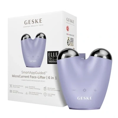 Afbeelding van GESKE SmartAppGuided™ MicroCurrent Face Lifter 6 op 1 Gezichtslifting Tools voor huidverzorging Facelift Anti aging apparaat tegen rimpels