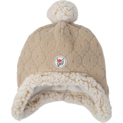 Afbeelding van Lodger Muts Hatter Folklore Fleece Beige Maat 6 12 Mnd