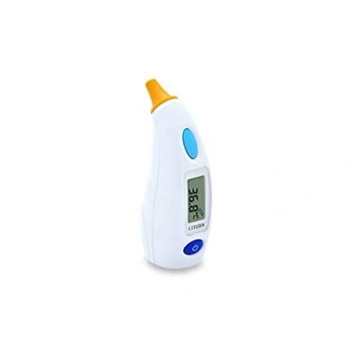 Afbeelding van CITIZEN CTD504 Antibacteriële oorthermometer voor volwassenen en kinderen. Zeer snelle meting slechts 1 3 seconden. 12 sets memory. Nauwkeurig snel lezen kinderen
