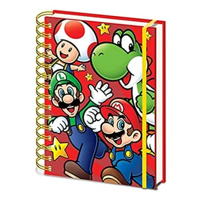 Afbeelding van Nintendo Super Mario &quot;Run&quot; Premium A5 notitieboekje