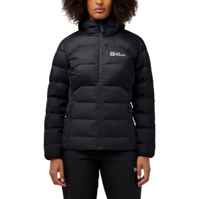 Afbeelding van Jack Wolfskin Ather Down capuchontrui W donsjack, zwart, XXL