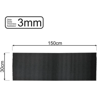 Afbeelding van Pro Plus Anti Slipmat 150 x 30 cm 3 mm Zwart
