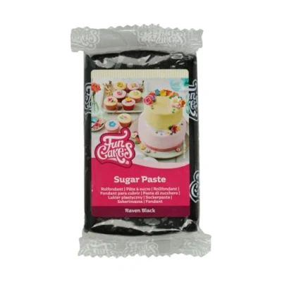 Afbeelding van FunCakes Rolfondant Fondant voor Cupcakes en Taarten Zwart 250g
