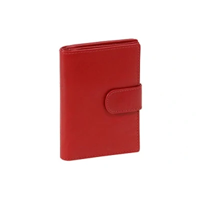 Afbeelding van LEAS ID kaart en creditcardmap echt leer, rood Card Collection