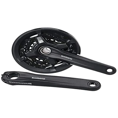 Afbeelding van Crankstel 3 x 9 speed FC MT210 met 175mm crankarm 40 30 22T zwart