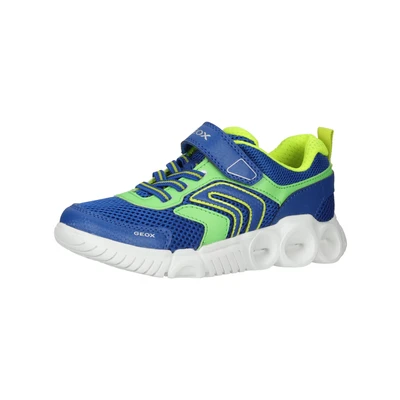 Afbeelding van Geox J WROOM LED sneakers voor jongens J25GAB blauw/limoen