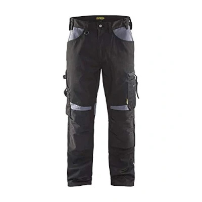 Afbeelding van Blaklader werkbroek 1556 9994 zwart/grijs mt C56