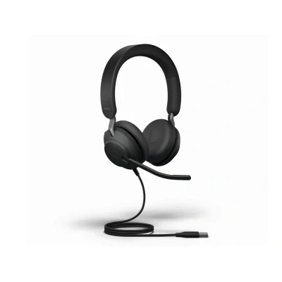 Afbeelding van Jabra Evolve2 40 Se Stereo Ms Usb a Koptelefoon Zwart