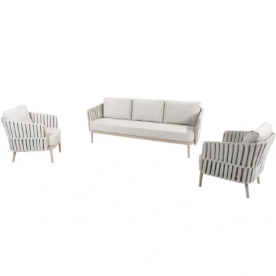 Afbeelding van TASTE By 4 Seasons Eva 3 delig Loungeset Latte Beige Loungesets