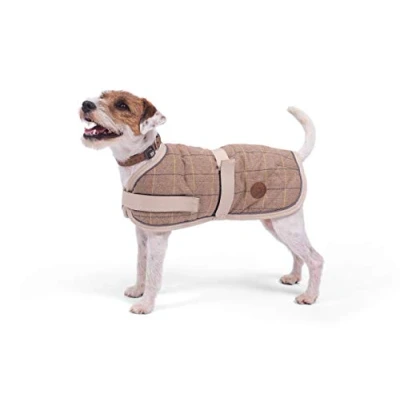 Afbeelding van Petface Tan Tweed Hondenjas, 45 cm
