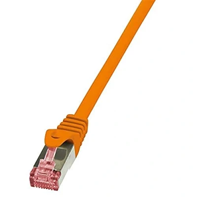 Afbeelding van Logilink Netwerkkabel RJ45 0,25 m Oranje