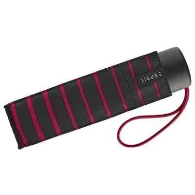 Afbeelding van ESPRIT Pocket paraplu, Degradee Stripe Vivacious Pink, 95 cm