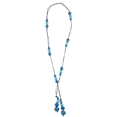 Afbeelding van Behave Lange ketting met parels in verschillende grootte