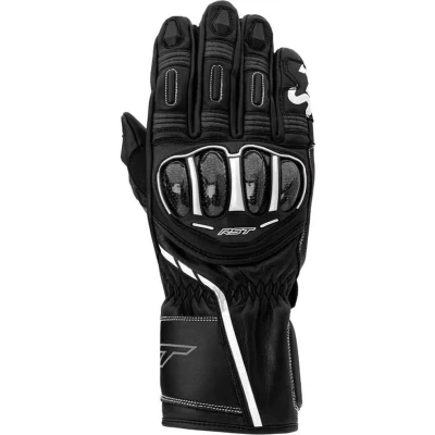 Afbeelding van RST S1 Motorfiets handschoenen, zwart wit, afmeting M voor man