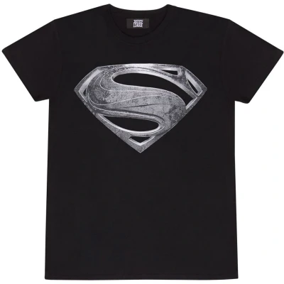 Afbeelding van Henry Tiger DC Justice League Movie Superman LOGO Tshirt print, Heren, Maat: Large, Black