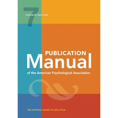 Afbeelding van 9781433832178 Publication Manual (OFFICIAL) 7th Edition of the American Psychological Association