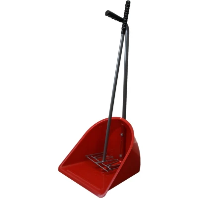 Afbeelding van Hofman Mestboy opraapbak en hark. One Size Rood