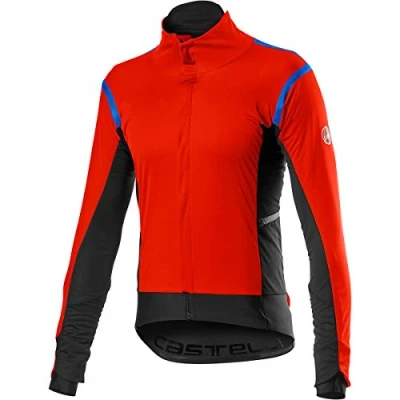 Afbeelding van Castelli Fietsjack Lange mouwen Rain or Shine Heren Zwart Alpha RoS 2 Light Jacket Black M