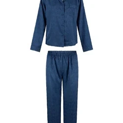 Afbeelding van Lingadore pyjama voor dames blauw maat xl