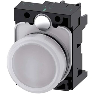 Afbeelding van Siemens 3SU1102 6AA60 1AA0 Verlichte melder Plat Wit 24 V/AC, V/DC 1 stuk(s)