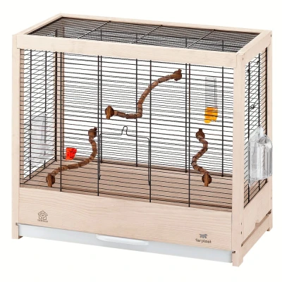 Afbeelding van Ferplast Vogelkooi Giulietta 4 Vogelverblijven 57x30x50 cm Houtkleur