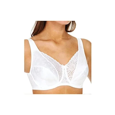 Afbeelding van Playtex Geheimen handtekening bloemen voller trui beha, Wit, 80B