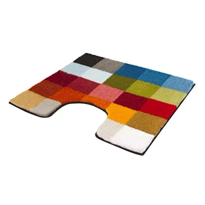 Afbeelding van Kleine Wolke Cubetto Badtapijt, polyacryl, meerkleurig, 60 x cm met uitsparing