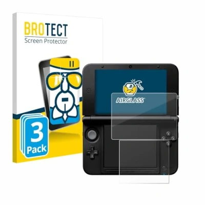 Afbeelding van BROTECT Glas Screen Protector voor Nintendo 3DS XL SPM7800 (3 Stuks) Schermbeschermer [9H Hardheid, Beschermglas Folie niet Gehard Glas]