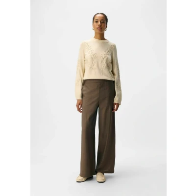 Afbeelding van Object MIT Weitem BEIN Broek, Dames, Maat: 34, Morel