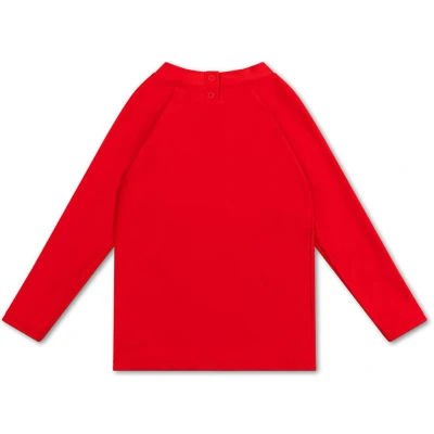 Afbeelding van Swim Essentials Beige/Rood Krabjes UV Zwemshirt met lange mouwen Maat 74/80