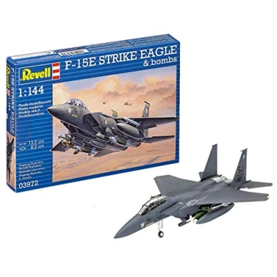 Afbeelding van 1:144 Revell 03972 F 15E Strike Eagle &amp; bombs Plastic Modelbouwpakket