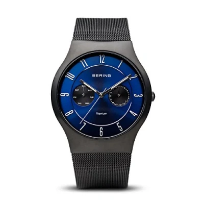 Afbeelding van BERING herenhorloge quartz uurwerk titanium collectie met en saffierglas 11939 078